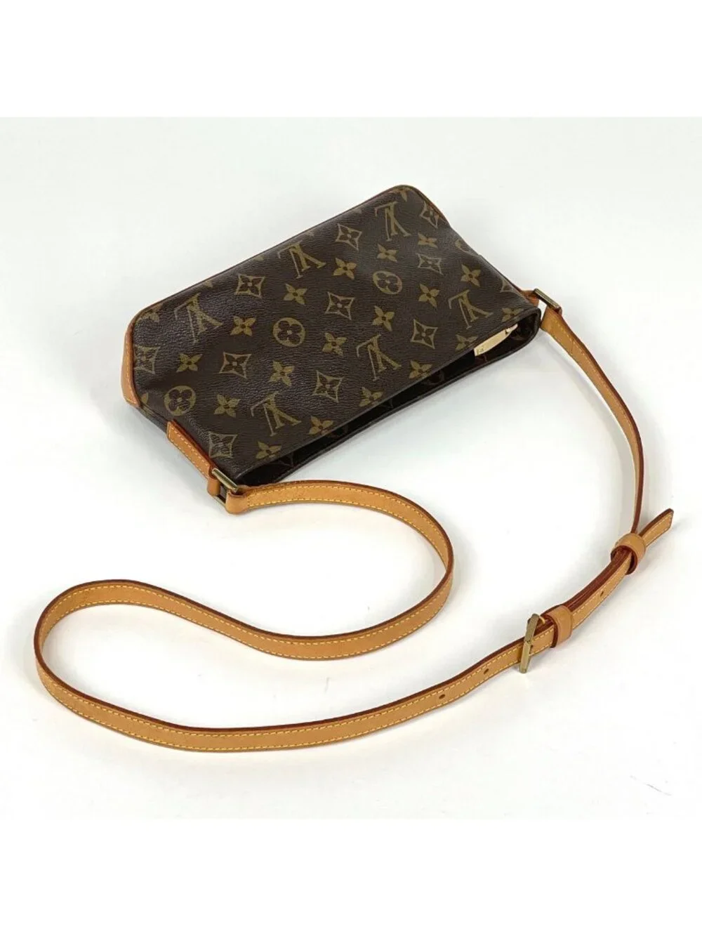 Louis Vuitton Trotteur Pochette Monogram Brown Shoulder - Picture 7 of 8